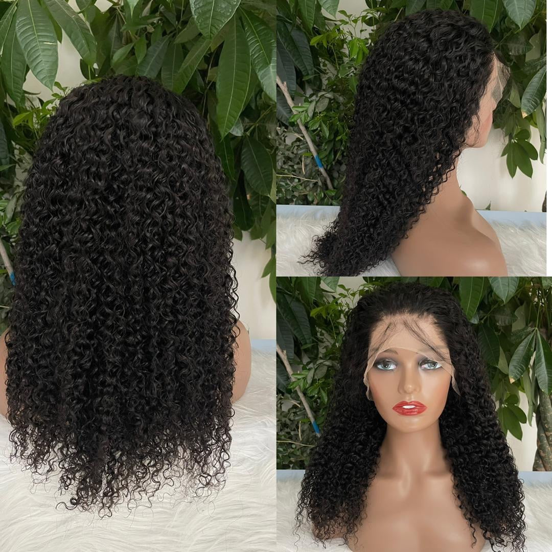 Kinky curly human hair HD Lace