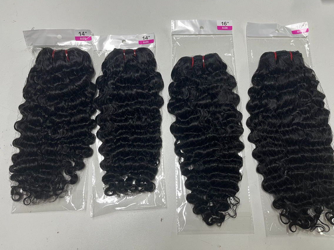 Raw Burmese Curly bundles